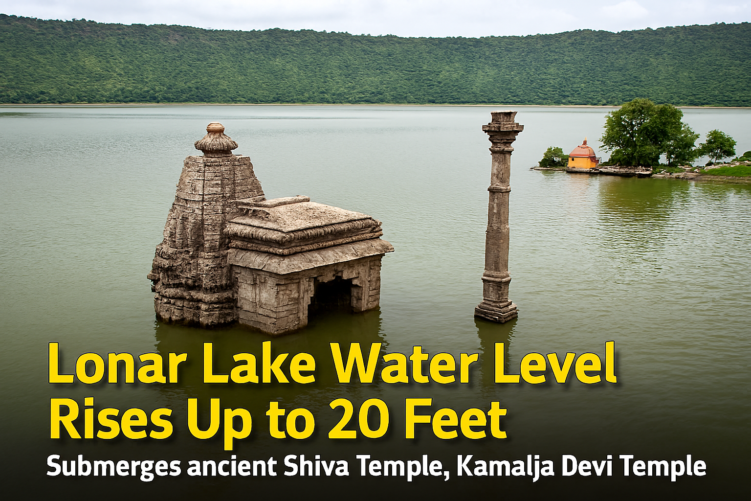 महाराष्ट्र लोनार झील में उल्कापिंड से पानी 20 फीट तक बढ़ा — क्या खतरा बढ़ रहा है?