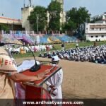 चिटणीस पार्क नागपुर में 5 हजार विद्यार्थियों का सामूहिक वंदे मातरम् गायन